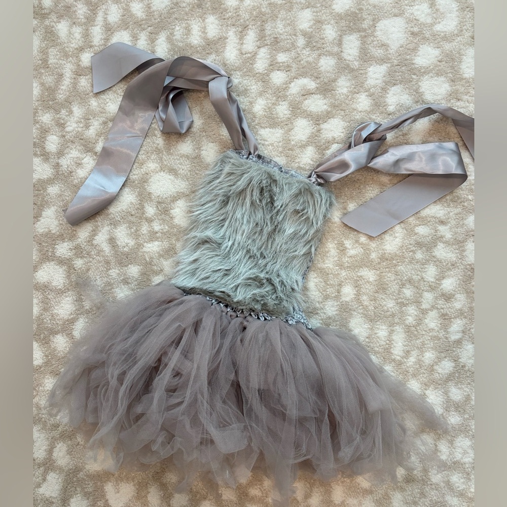 Gray toddler tutu